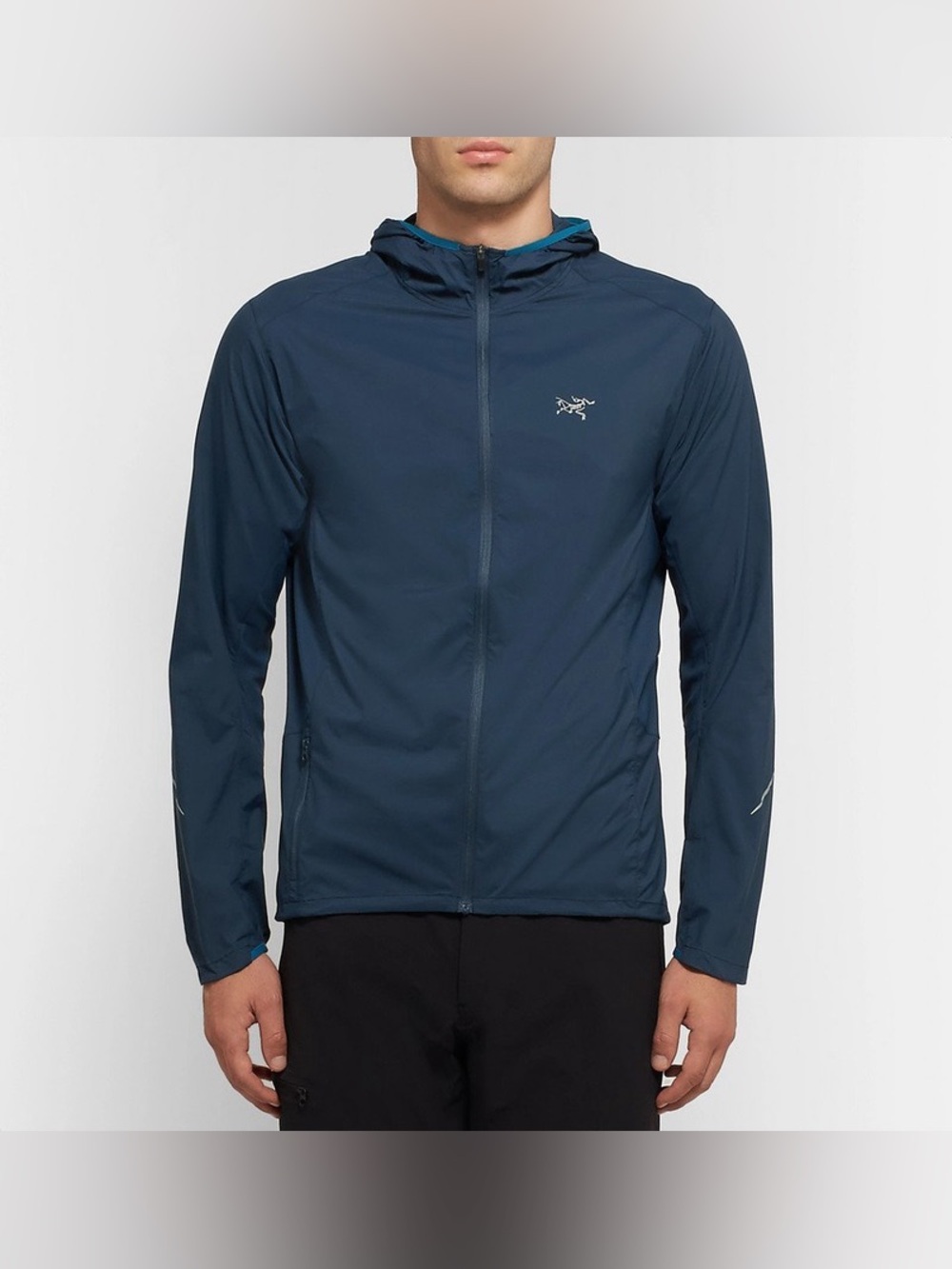 Arc’teryx Incendo Hoody Packable Running Jacket Navy Medium‎ EUC